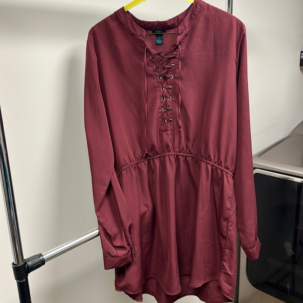 Rue 21 lace up front dress